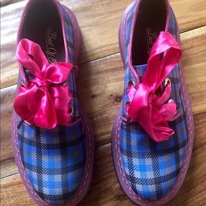 Irregular Choice Alfena plaid creeper size 38
